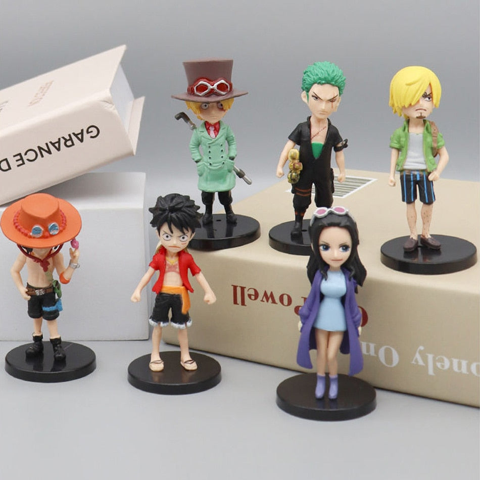 6pcs/set One Piece - Figurines PVC