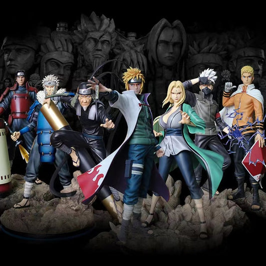 Naruto - Figurines des différents Hokage dont Hashirama